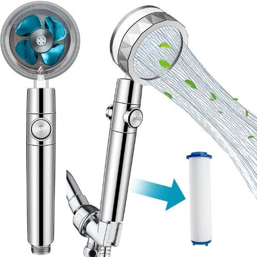 High-Pressure Turbocharged Shower Head – Elevate Your Shower Game!