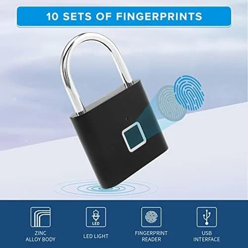 Fingerprint Padlock – Smarter, Safer, and More Convenient!